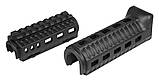 Цівка DLG Tactical (DLG-122) для АКС-74У (полімер) чорна, фото 5