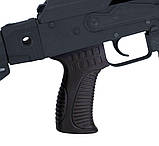 Ручка пістолетна для АК47/АК74 DLG Tactical (DLG-107), колір Чорний, з відсіком усередині, фото 4