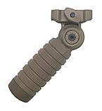 Передня рукоятка DLG Tactical (DLG-037) складана на Picatinny (полімер) койот, фото 2