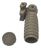 Передня рукоятка DLG Tactical (DLG-037) складана на Picatinny (полімер) койот, фото 8