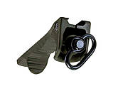 Передня рукоятка DLG Tactical (DLG-159) горизонтальна на Picatinny (полімер) олива, фото 7