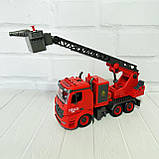 Машина-конструктор "Пожежна" з водяною помпою (бризкає водою) арт. YW 9080 B, фото 2