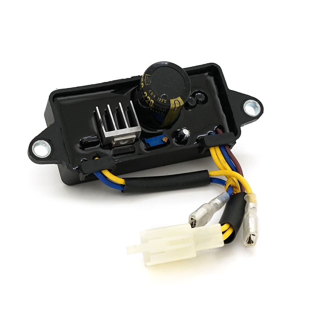 AVR для однофазного генератора 2-3,5 кВт, 250 В/220 мФ, корпус пластик, 6 контактів, фото 1