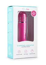 Вібратор Love Diamond Vibrator рожевий, 11 см, фото 3