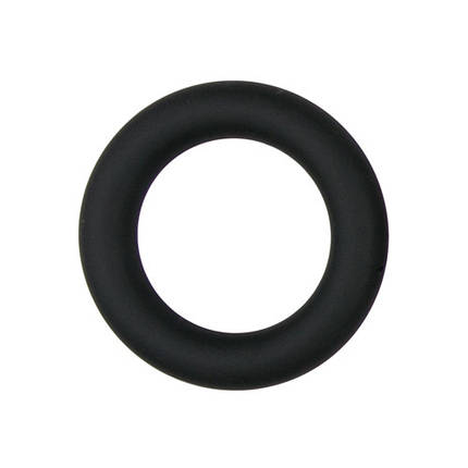 Кільце на пеніс силіконове, чорне, S, фото 2