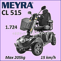 Електричний скутер із Ручним Керуванням Meyra CL 515 Electric Scooter 15km/h, Max 205kg