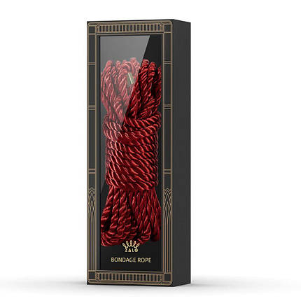 Розкішна мотузка для Шибарі Zalo Bondage Rope Red, фото 3