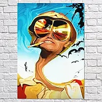 Плакат "Страх и ненависть в Лас-Вегасе, Fear and Loathing in Las Vegas (1998)", 60×42см