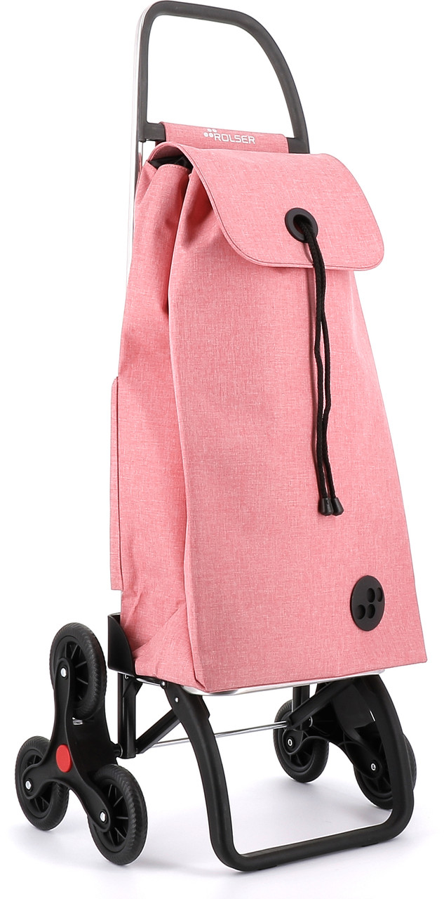 Сумка-візок господарська на колесах тачка кравчучка Rolser I-Max Tweed 6 Coral