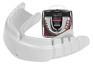 Капа боксерська OPRO Snap-Fit FOR BRACES White (art.002318004)