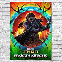 Плакат "Тор 3: Рагнарёк, Хеймдалль, Идрис Эльба, Thor: Ragnarok, Heimdallr", 60×43см