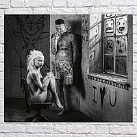 Плакат "Йоланді та Ніндзя, Die Antwoord", 60×43см