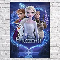Плакат "Холодное Сердце 2, Frozen 2", 60×43см
