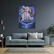 Плакат "Крижане серце 2, Frozen 2", 60×43см, фото 3