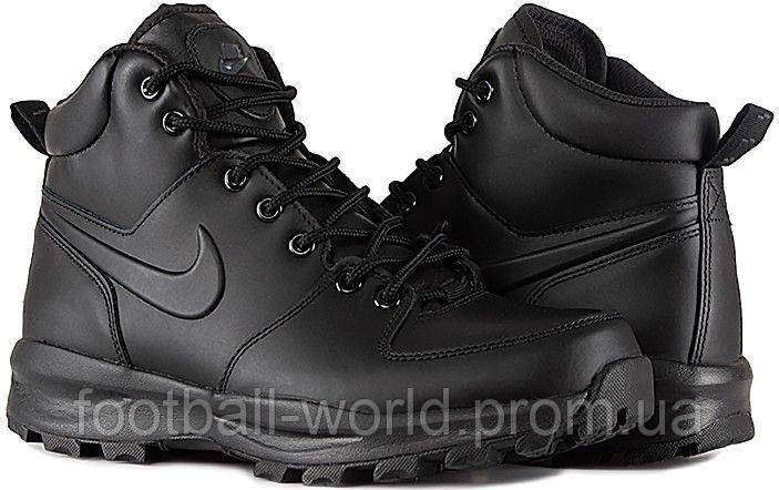 Ботинки Nike MANOA LEATHER Boot черные 454350-003 - фото 4 - id-p1947913901