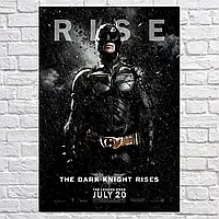 Плакат "Тёмный рыцарь: Возрождение легенды, The Dark Knight Rises (2012)", 60×41см