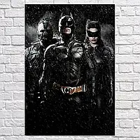 Плакат "Тёмный рыцарь: Возрождение легенды, The Dark Knight Rises (2012)", 60×41см