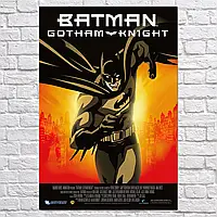 Плакат "Бэтмен: Рыцарь Готэма, Batman: Gotham Knight (2008)", 60×41см