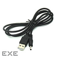 Кабель питания устройств USB2.0 A-Jack DC M/M 1.0m,3.5x1.35mm Power AWG24 Cu,чорний (84.00.7086-1)