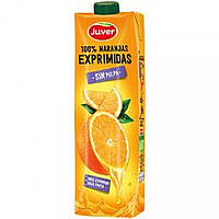 Сок JUVER 100%1LPULP-FREE EXPRIMED ORANGES1л. Доставка з США від 14 днів - Оригинал