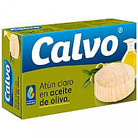 Консерва из тунца CALVO ATUN CLARO ACEITE DE OLIVAбрутто(111гр.) P.E 72гр. Доставка з США від 14 днів -