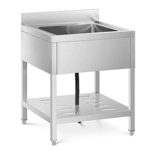 Купить Раковина - 1 раковина - нержавеющая сталь - 50 x 50 x 25,5 см ...