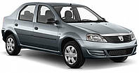 Багажник поперечки на RENAULT Logan Sedan 2004- штатные места установки Логан Кенгуру