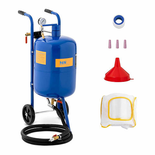 Купить Мобильная пескоструйная установка - 40 л - 8,6 бар, цена 11002 ...