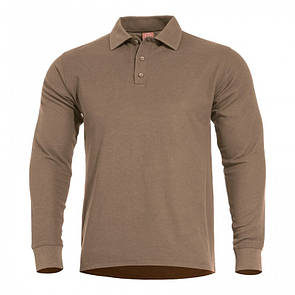 Тактичне поло на довгий рукав Pentagon ANIKETOS LONG POLO K09013 X-Large, Койот (Coyote)