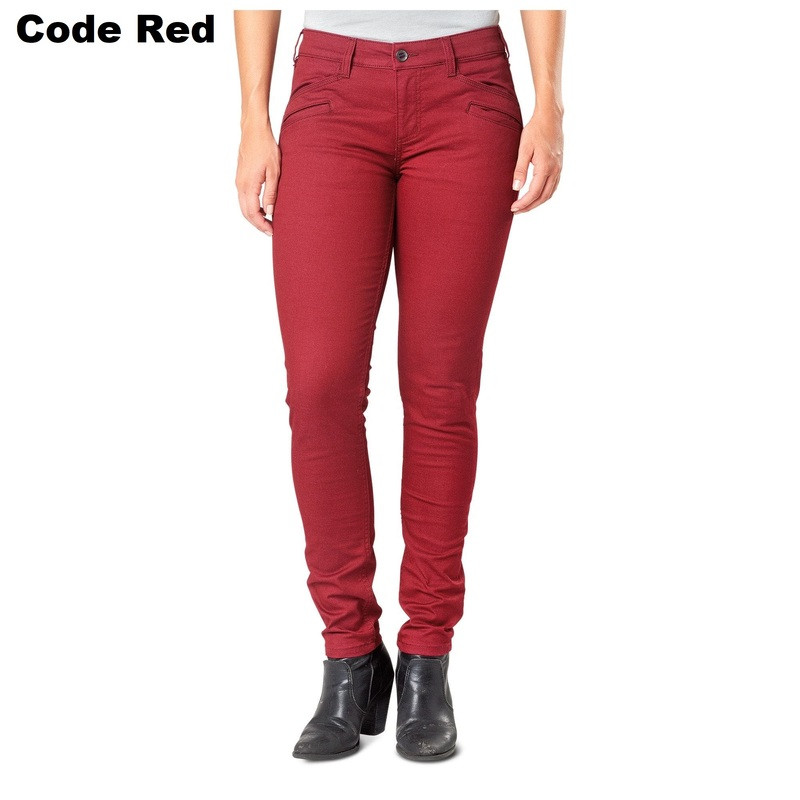 Жіночі тактичні джинси 5.11 WOMEN'S DEFENDER-FLEX SLIM PANTS 64415 0 Regular, Code Red