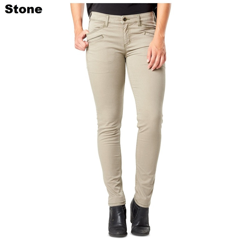 Жіночі тактичні джинси 5.11 WOMEN'S DEFENDER-FLEX SLIM PANTS 64415 2 Regular, Stone