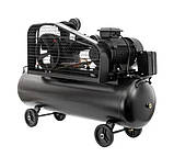 Компресор 100л, 4 кВт, 380 В, 3 циліндри INTERTOOL, фото 4