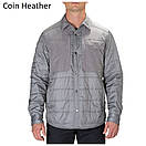 Утеплена тактична сорочка 5.11 PENINSULA INSULATOR SHIRT JACKET 72123 Large, Moss Heather, фото 3