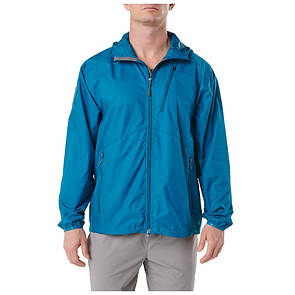 Вітрівка 5.11 CASCADIA WINDBREAKER PACKABLE JACKET 48339 Large, Lake (Синій)