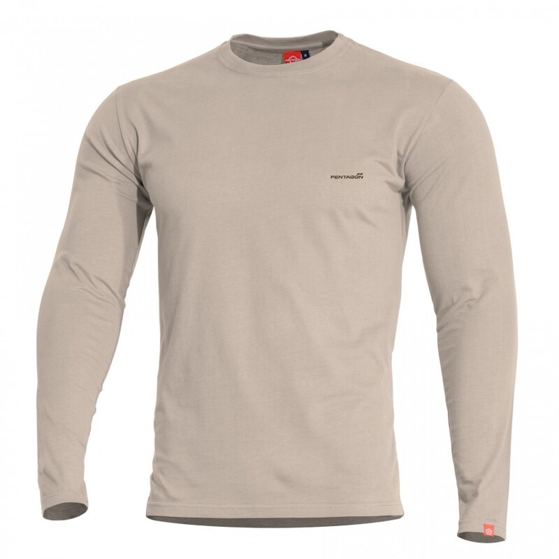 Футболка на довгий рукав Pentagon Ageron Long Shirt K09029 X-Large, Хакі (Khaki), фото 1