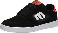 6.5 Black/White/Orange Этническая мужская обувь для скейтбординга с перьями