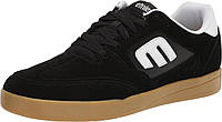 4.5 Black/Gum/White Этническая мужская обувь для скейтбординга с перьями