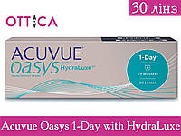 Одноденні контактні лінзи Acuvue Oasys 1-Day with HydraLuxe Johnson and Johnson - 30 лінз/упаковка