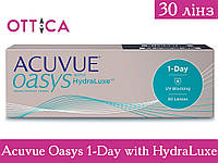 Однодневные контактные линзы Acuvue Oasys 1-Day with HydraLuxe Johnson and Johnson - 30 линз/упаковка