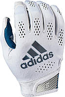 Adizero 11 White/Navy Large adidas Adizero 11 Перчатка для взрослых с футбольным приемником