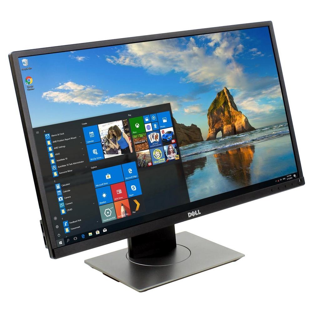 Монітор 24" FullHD 1920*1080 IPS Dell P2417H LED VGA HDMI DP USB*2 USB3*2 Pivot чорний бв Гар.12міс! A+