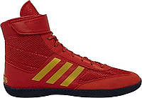 16 Red/Gold/Navy Чоловічі борцівські кросівки Adidas Combat Speed 5