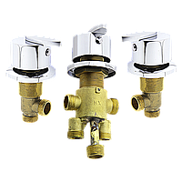 Змішувач для гідромассажної ванни ( ДЖ6702 ) на три положення