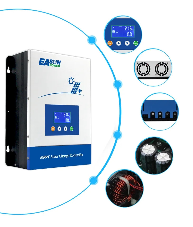 Контролер заряду Easun Power mppt 100а 12/24/36/48в до 6000 ватів, фото 1