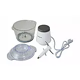 Блендер подрібнювач EBS-500G Grunhelm 500 Вт скляна чаша на 1200 мл 1 швидкість пластиковий корпус, фото 3