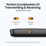 Bluetooth 5.0 Аудіо Передавач Приймач Ugreen USB-3.5мм AUX Стерео Чорний з Вбудованим Акумулятором (80893), фото 2