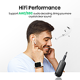 Bluetooth 5.0 Аудіо Передавач Приймач Ugreen USB-3.5мм AUX Стерео Чорний з Вбудованим Акумулятором (80893), фото 10