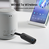 Bluetooth 5.0 Аудіо Передавач Приймач Ugreen USB-3.5мм AUX Стерео Чорний з Вбудованим Акумулятором (80893), фото 5