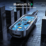 Bluetooth 5.0 Аудіо Передавач Приймач Ugreen USB-3.5мм AUX Стерео Чорний з Вбудованим Акумулятором (80893), фото 7