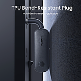 Bluetooth 5.0 Аудіо Передавач Приймач Ugreen USB-3.5мм AUX Стерео Чорний з Вбудованим Акумулятором (80893), фото 8